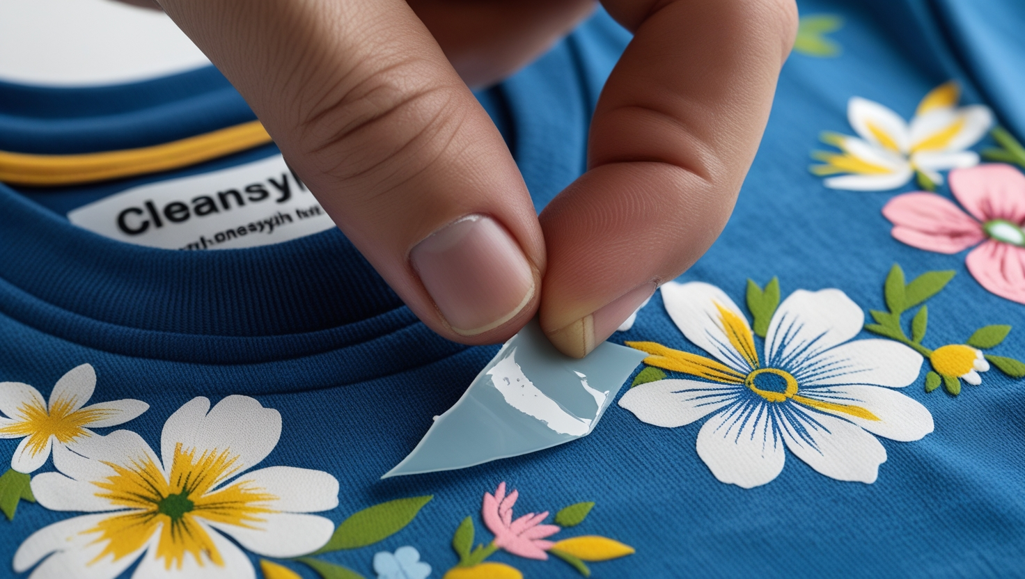 How to Get Sticker Residue Off Clothes