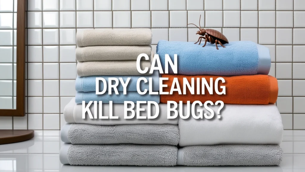 Dry cleaning bed bugs